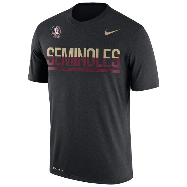 Florida State Seminoles Nike 2016 Staff Sideline Dri-Fit Legend T-Shirt Black