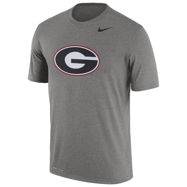 Georgia Bulldogs Nike Logo Legend Dri-Fit Performance T-Shirt Dark Gray