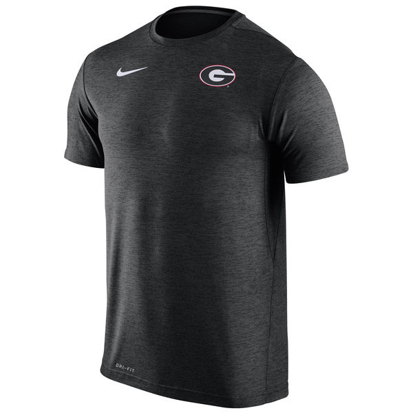 Georgia Bulldogs Nike Stadium Dri-Fit Touch T-Shirt Black