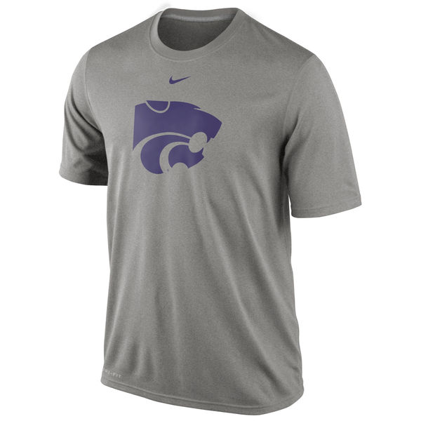 Kansas State Wildcats Nike Logo Legend Dri-Fit Performance T-Shirt Gray