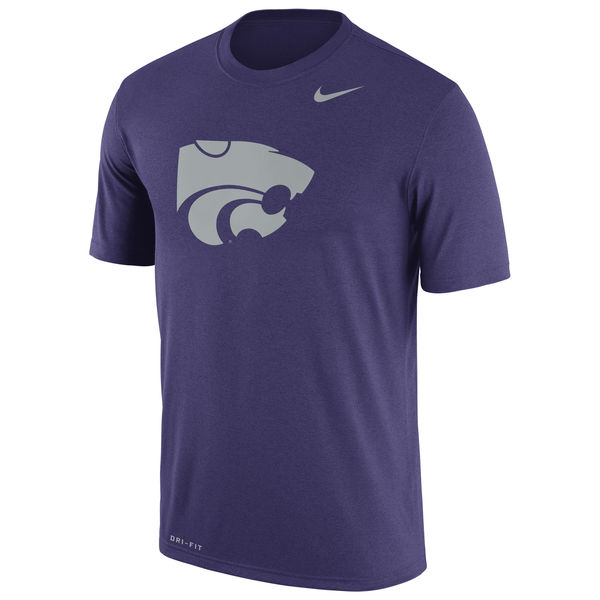 Kansas State Wildcats Nike Logo Legend Dri-Fit Performance T-Shirt Purple - Click Image to Close