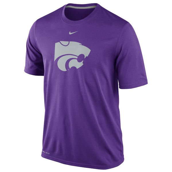 Kansas State Wildcats Nike Logo Legend Dri-Fit Performance T-Shirt Purple2