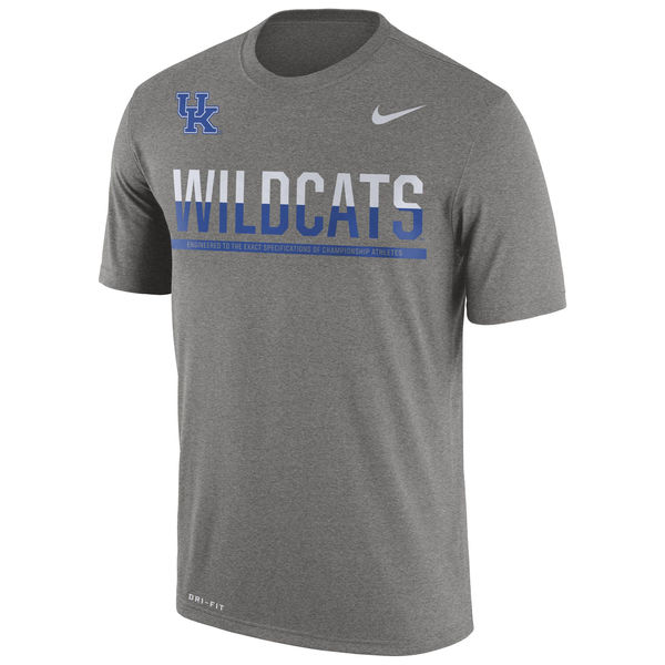 Kentucky Wildcats Nike 2016 Staff Sideline Dri-Fit Legend T-Shirt Gray