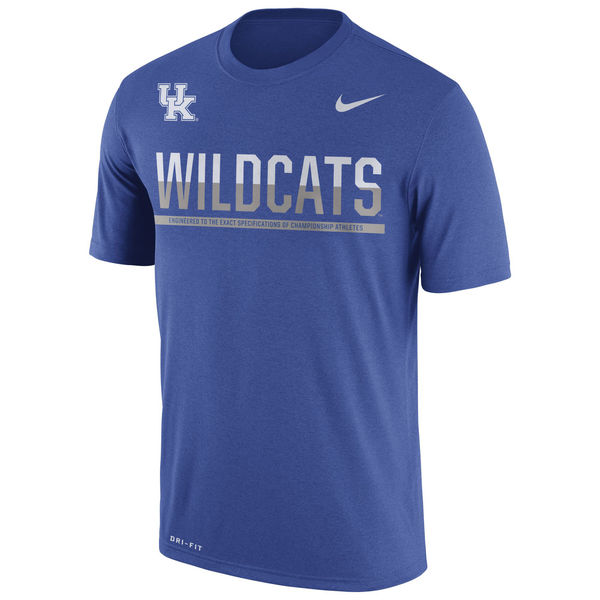 Kentucky Wildcats Nike 2016 Staff Sideline Dri-Fit Legend T-Shirt Royal