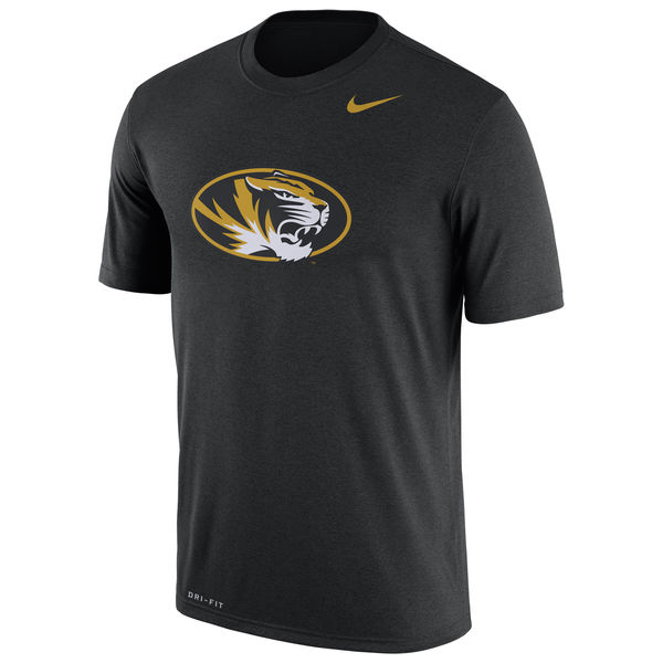 Missouri Tigers Nike Logo Legend Dri-Fit Performance T-Shirt Black - Click Image to Close