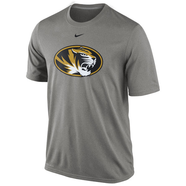 Missouri Tigers Nike Logo Legend Dri-Fit Performance T-Shirt Gray