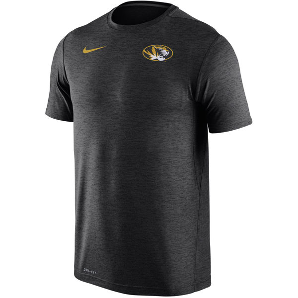 Missouri Tigers Nike Stadium Dri-Fit Touch T-Shirt Heather Black