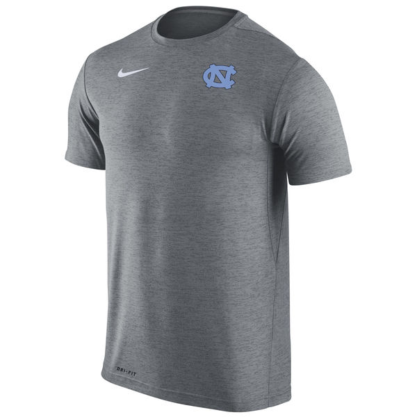 North Carolina Tar Heels Nike Stadium Dri-Fit Touch T-Shirt Heather Gray