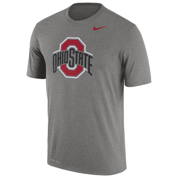 Ohio State Buckeyes Nike Logo Legend Dri-Fit Performance T-Shirt Dark Gray