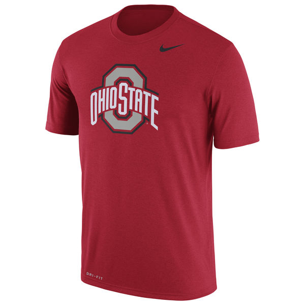 Ohio State Buckeyes Nike Logo Legend Dri-Fit Performance T-Shirt Red