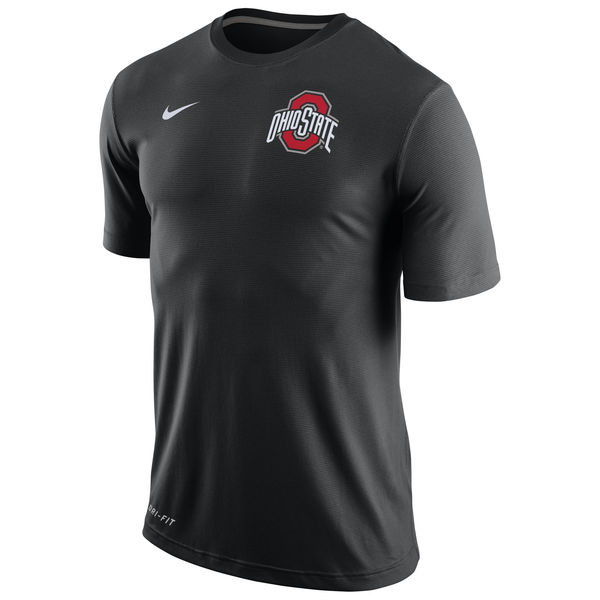 Ohio State Buckeyes Nike Stadium Dri-Fit Touch T-Shirt Black