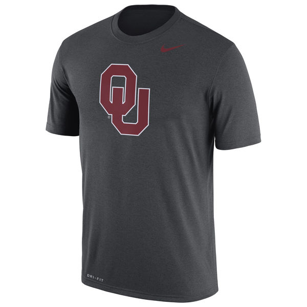 Oklahoma Sooners Nike Logo Legend Dri-Fit Performance T-Shirt Anthracite