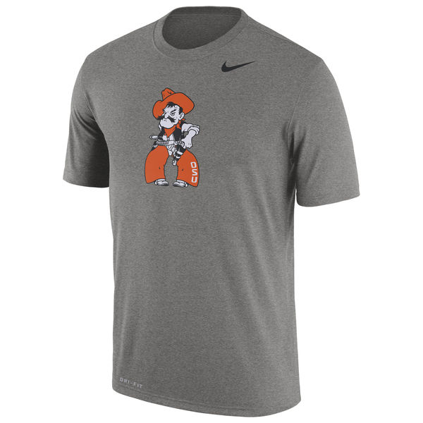 Oklahoma State Cowboys Nike Logo Legend Dri-Fit Performance T-Shirt Dark Gray