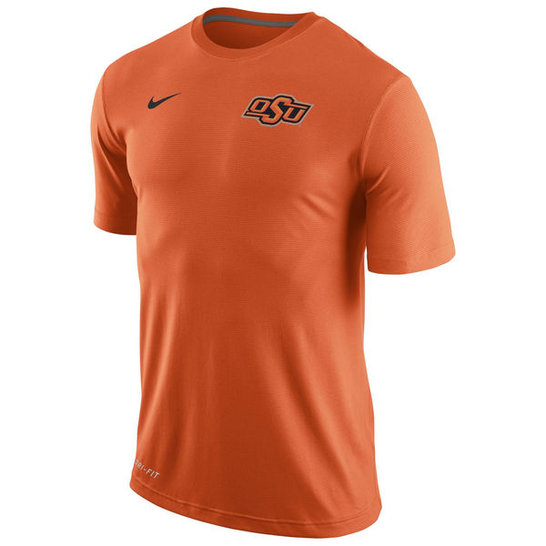Oklahoma State Cowboys Nike Stadium Dri-Fit Touch T-Shirt Orange