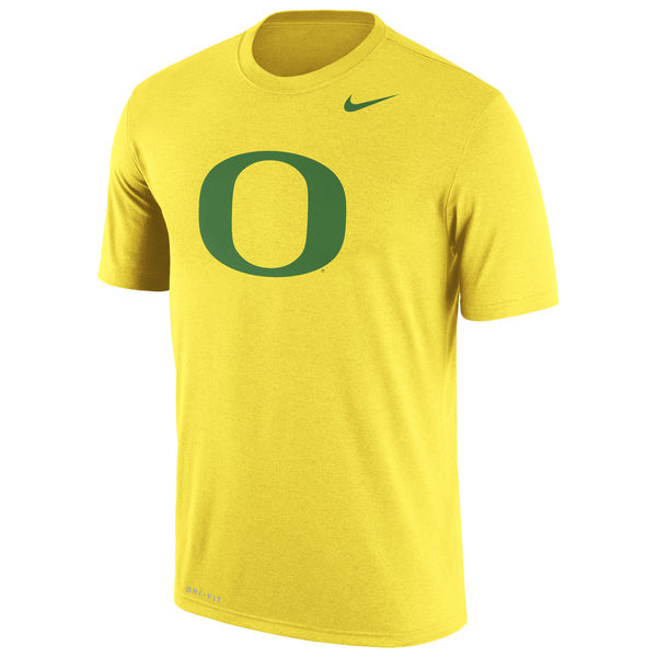 Oregon Ducks Nike Logo Legend Dri-Fit Performance T-Shirt Yellow