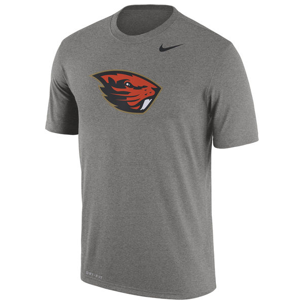 Oregon State Beavers Nike Logo Legend Dri-Fit Performance T-Shirt Dark Grayy