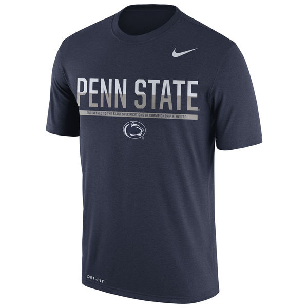 Penn State Nittany Lions Nike 2016 Staff Sideline Dri-Fit Legend T-Shirt Navy - Click Image to Close