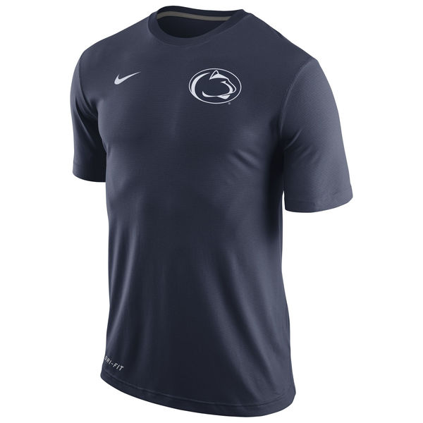 Penn State Nittany Lions Nike Stadium Dri-Fit Touch T-Shirt Navy