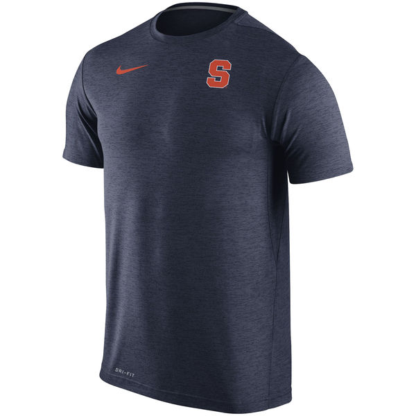 Syracuse Orange Nike Stadium Dri-Fit Touch T-Shirt Heather Navy