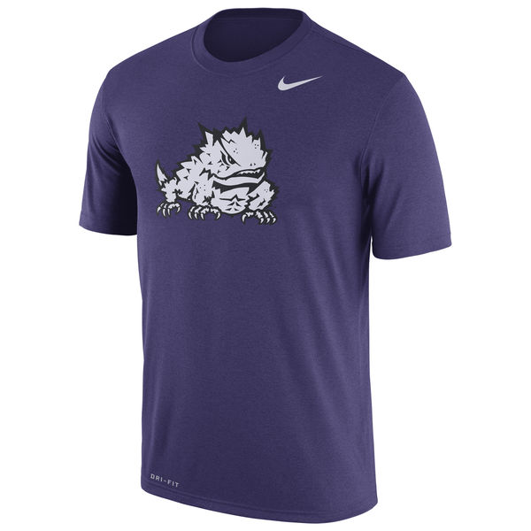 TCU Horned Frogs Nike Logo Legend Dri-Fit Performance T-Shirt Purple