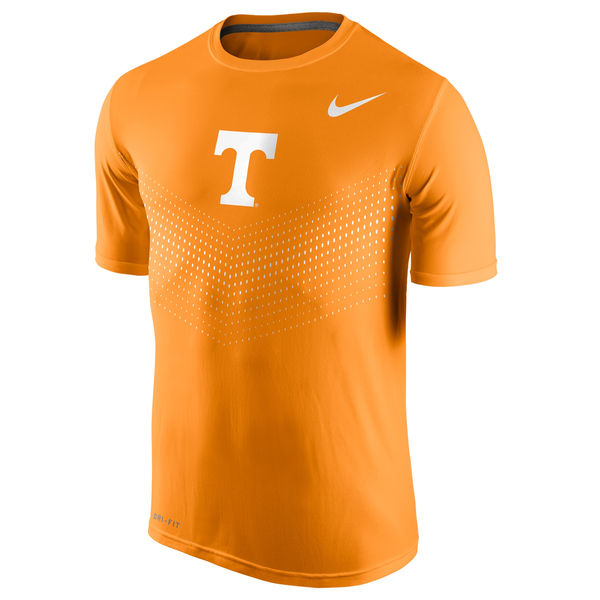 Tennessee Volunteers Nike Logo Legend Dri-Fit Performance T-Shirt Tenn Orange - Click Image to Close