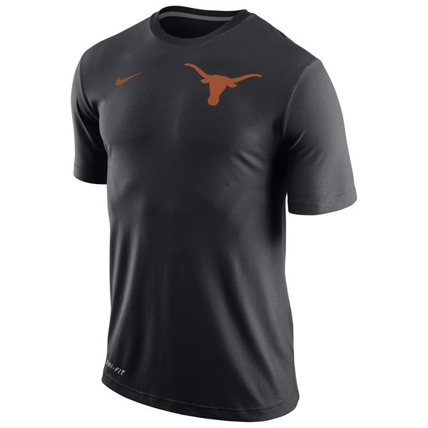 Texas Longhorns Nike Stadium Dri-Fit Touch T-Shirt Black
