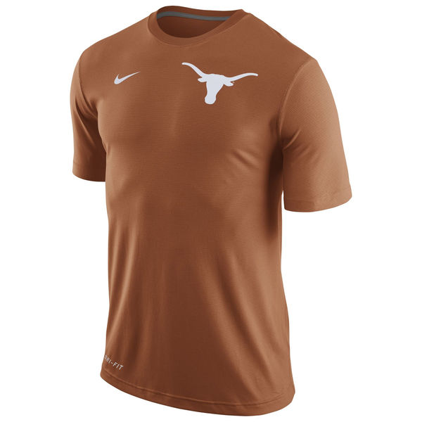 Texas Longhorns Nike Stadium Dri-Fit Touch T-Shirt Burnt Orange