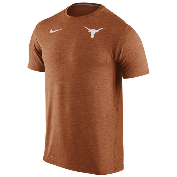 Texas Longhorns Nike Stadium Dri-Fit Touch T-Shirt Heather Orange