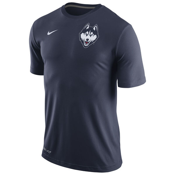 UConn Huskies Nike Stadium Dri-Fit Touch T-Shirt Navy