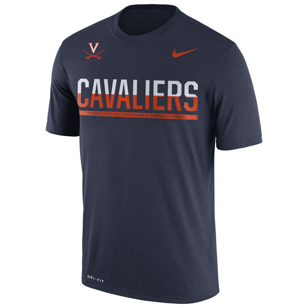 Virginia Cavaliers Nike 2016 Staff Sideline Dri-Fit Legend T-Shirt Navy