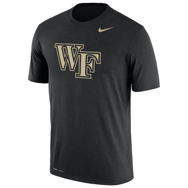 Wake Forest Demon Deacons Nike Logo Legend Dri-Fit Performance T-Shirt Black
