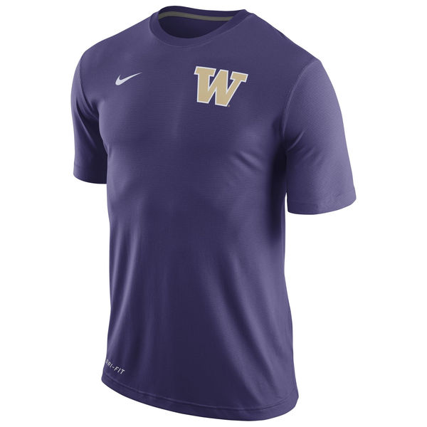 Washington Huskies Nike Stadium Dri-Fit Touch T-Shirt Purple