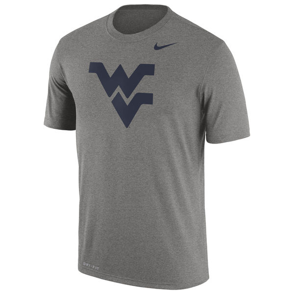 West Virginia Mountaineers Nike Logo Legend Dri-Fit Performance T-Shirt Dark Gray