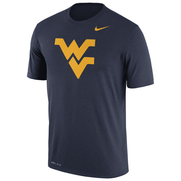 West Virginia Mountaineers Nike Logo Legend Dri-Fit Performance T-Shirt Navy