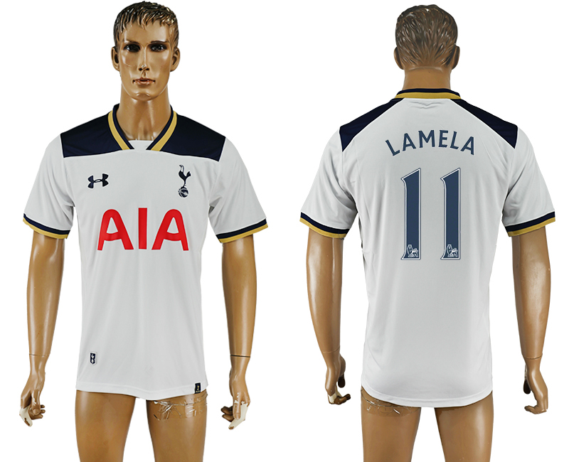 2016-17 Tottenham Hotspur 11 LAMELA Home Thailand Soccer Jersey