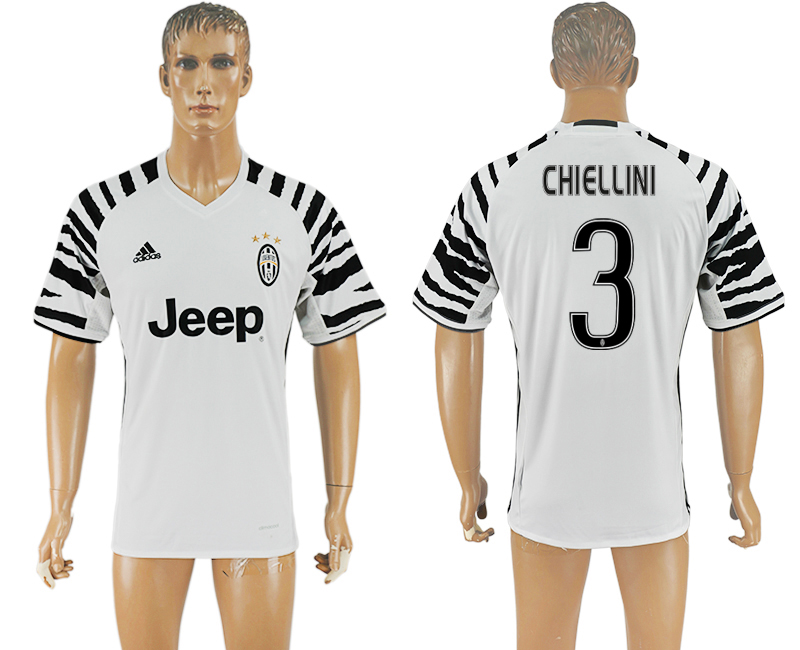 2016-17 Juventus 3 CHIELLINI Third Away Thailand Soccer Jersey 2016-17 Juventus 3 CHIELLINI Third Away Thailand Soccer Jersey