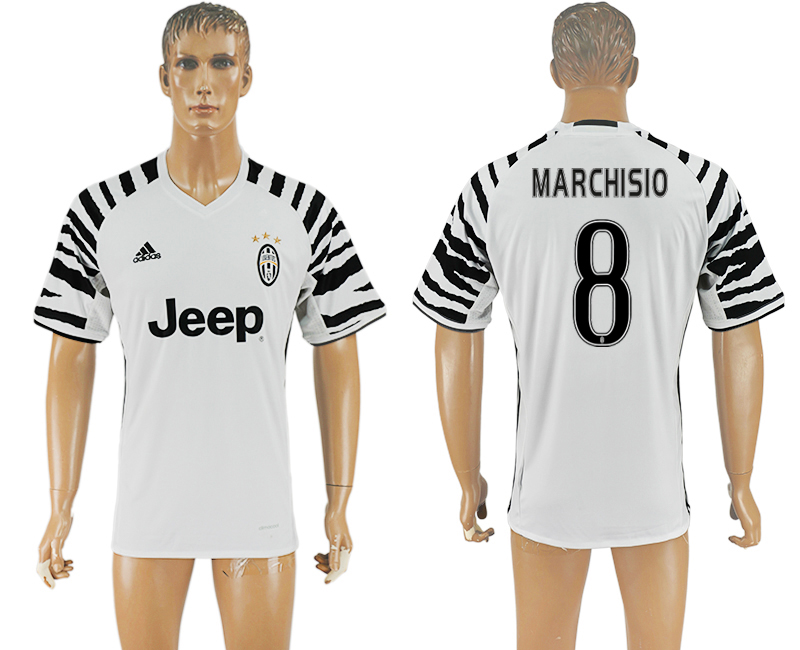 2016-17 Juventus 8 MARCHISIO Third Away Thailand Soccer Jersey