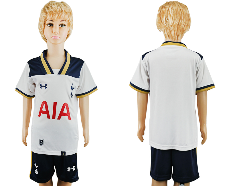 2016-17 Tottenham Hotspur Home Youth Soccer Jersey