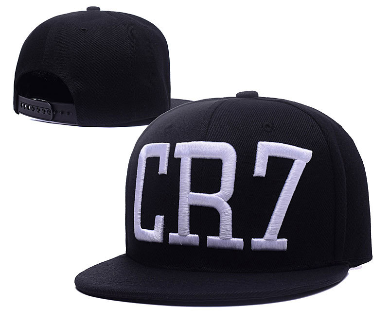 CR7 Fresh Logo Black Fashion Adjustable Hat LH