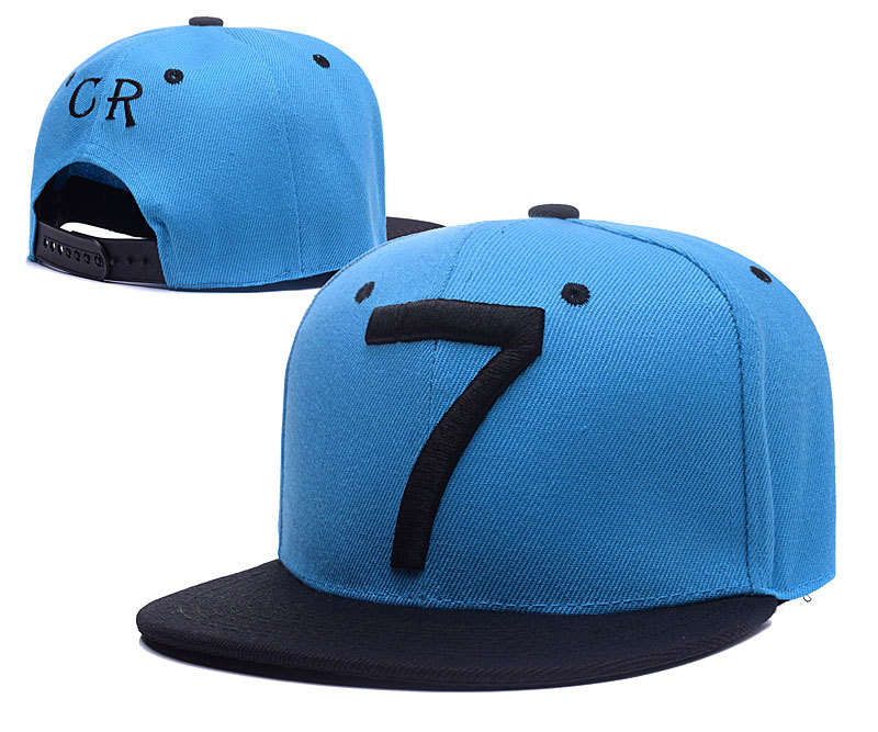 CR7 Fresh Logo Blue Fashion Adjustable Hat LH
