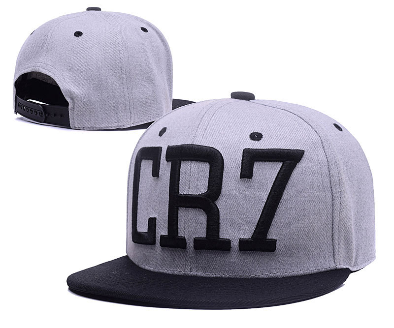 CR7 Fresh Logo Grey Fashion Adjustable Hat LH