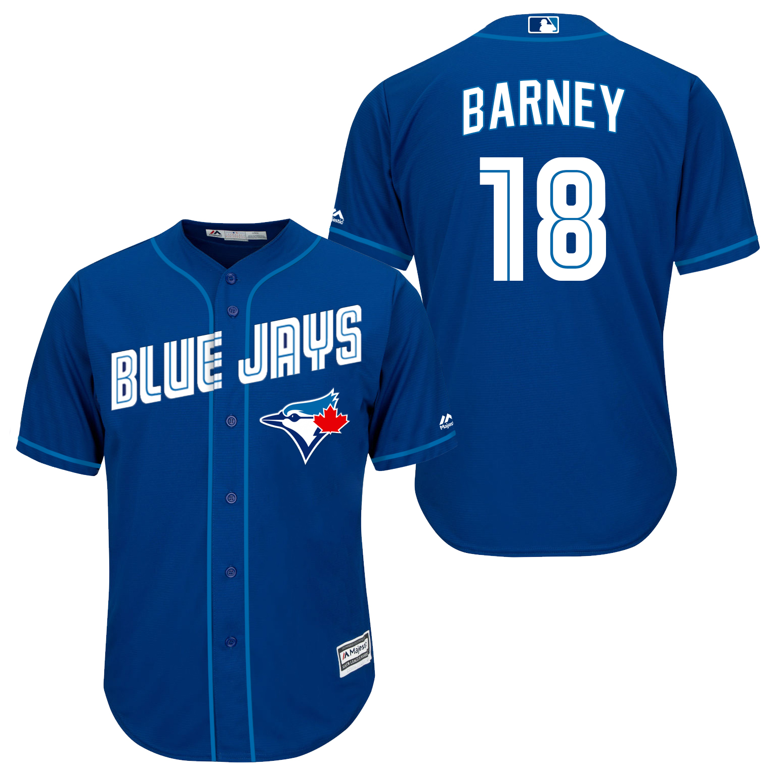 Blue Jays 18 Darwin Barney Royal Blue New Cool Base Jersey