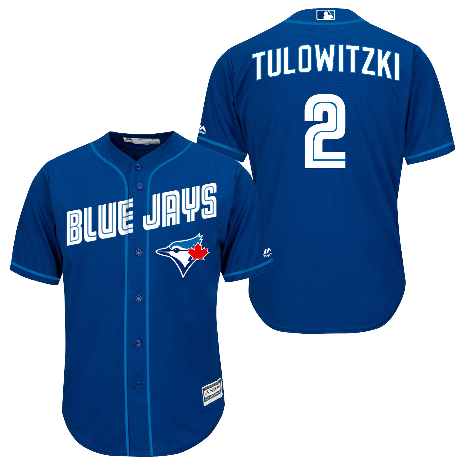 Blue Jays 2 Troy Tulowitzki Royal Blue New Cool Base Jersey