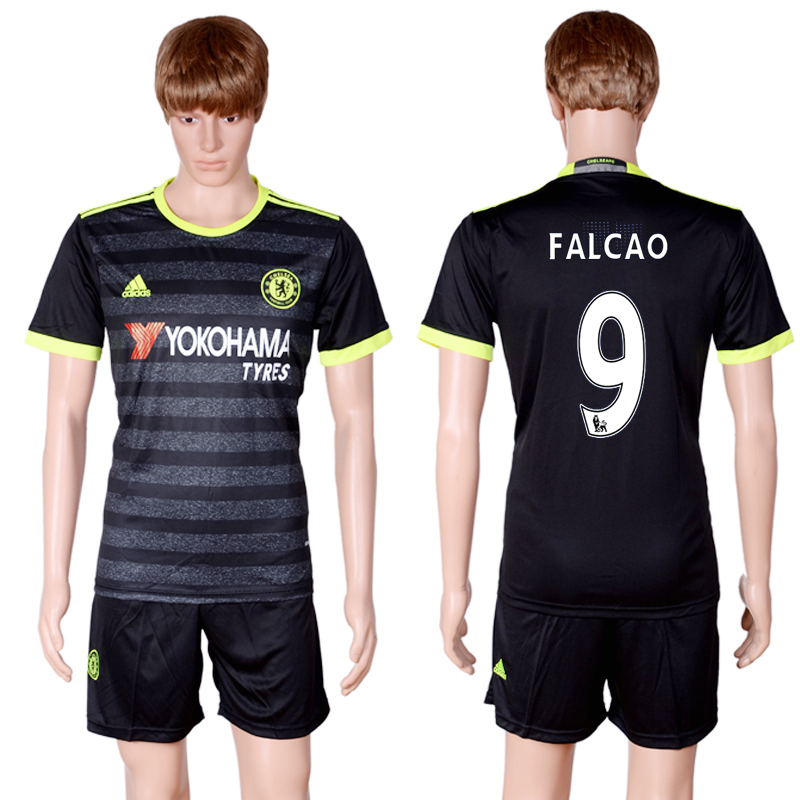 2016-17 Chelsea 9 FALCAO Away Soccer Jersey