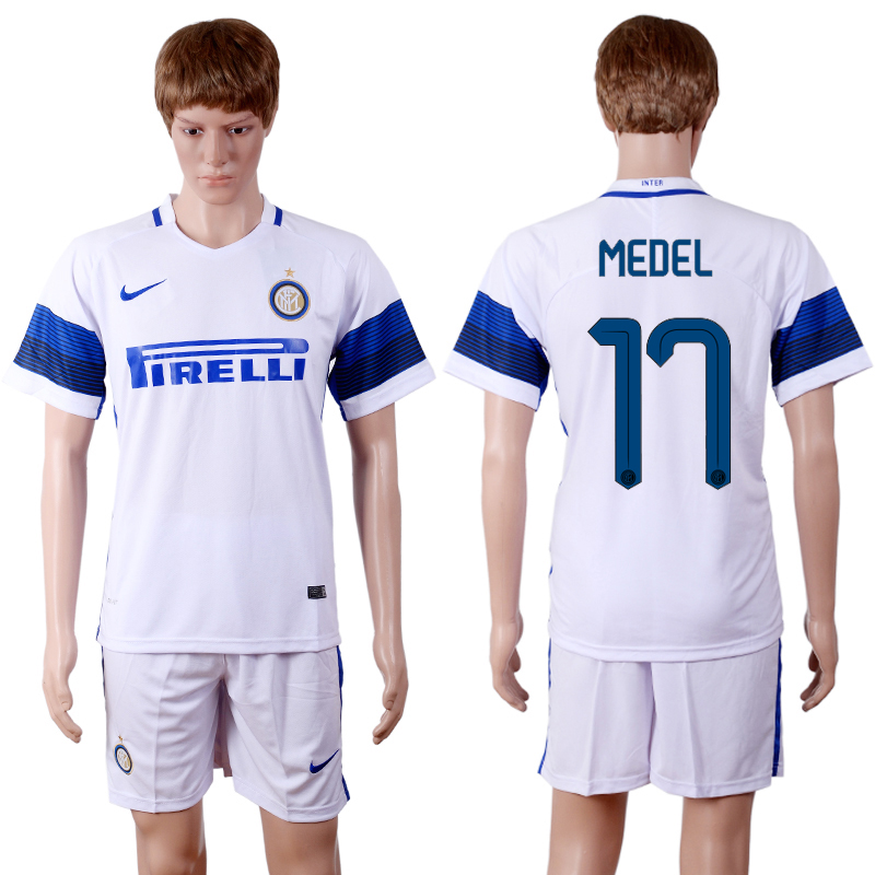 2016-17 Inter Milan 17 MEDEL Home Soccer Jersey 2016-17 Inter Milan 17 MEDEL Home Soccer Jersey