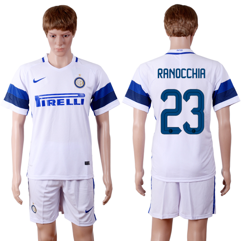 2016-17 Inter Milan 23 RANOCCHIA Home Soccer Jersey 2016-17 Inter Milan 23 RANOCCHIA Home Soccer Jersey
