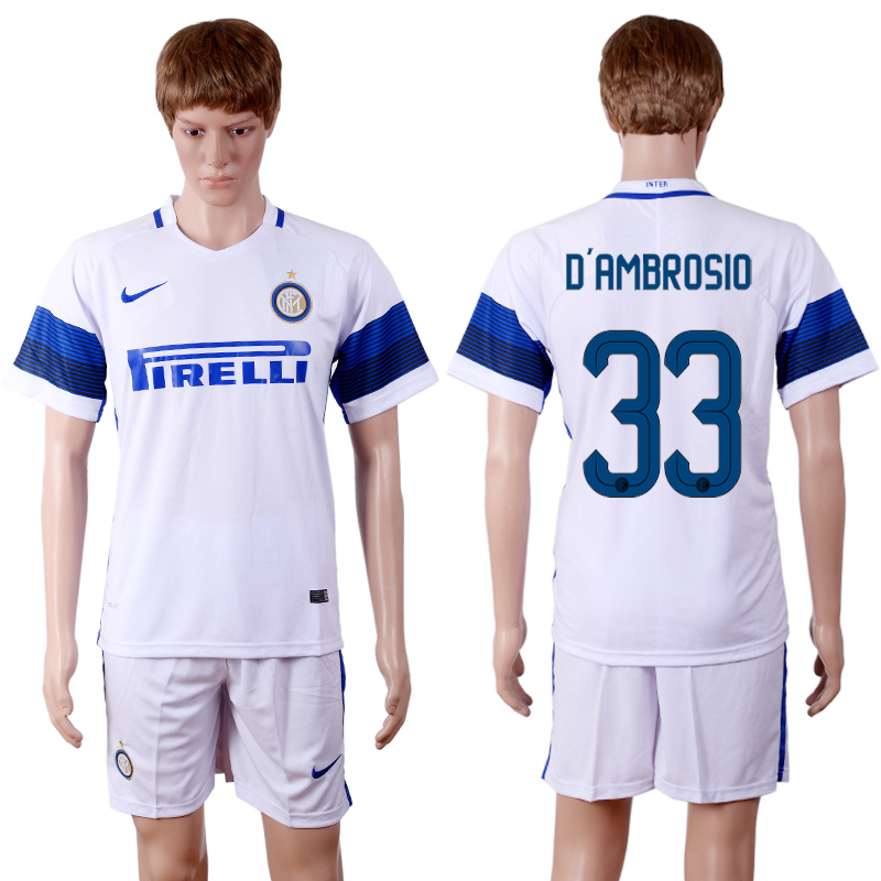 2016-17 Inter Milan 33 D'AMBROSIO Home Soccer Jersey