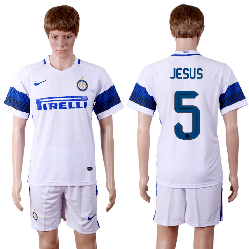 2016-17 Inter Milan 5 JESUS Home Soccer Jersey