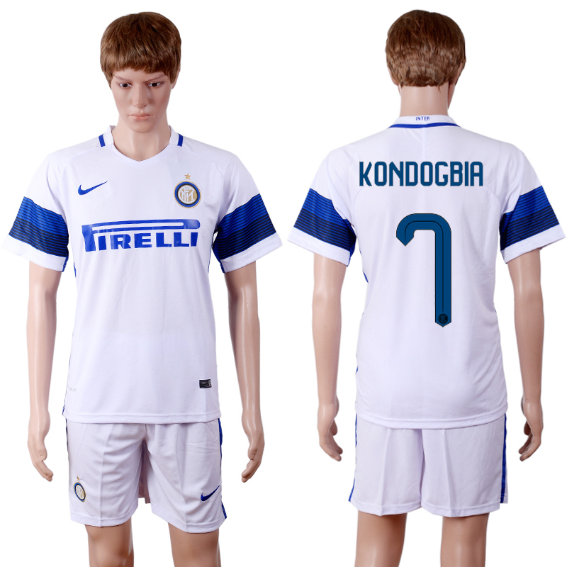 2016-17 Inter Milan 7 KONDOGBIA Home Soccer Jersey