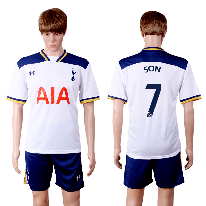 2016-17 Tottenham Hotspur 7 SON Home Soccer Jersey